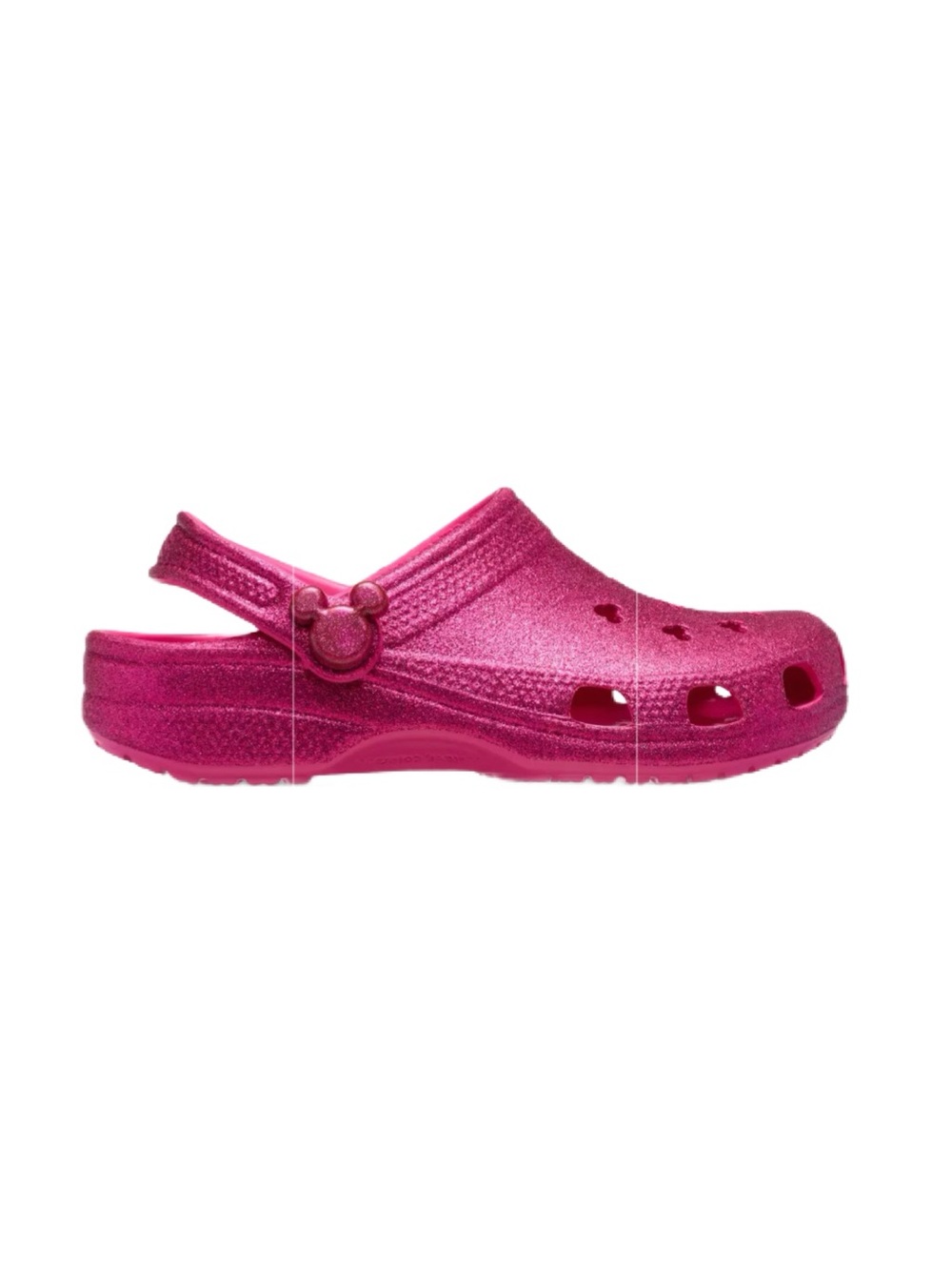 Disney Mickey Icon Pink Glitter CROCS - Size M6/W8 - NWT - Picture 4 of 6